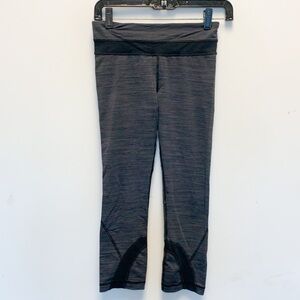 Lululemon stripe crop leggings